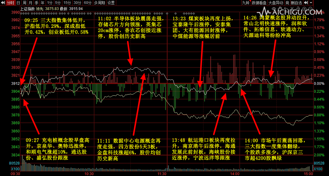 主题复盘 | 存储板块反弹,煤炭、航运受资金关注