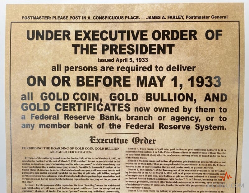 黄金是最后的抵押品